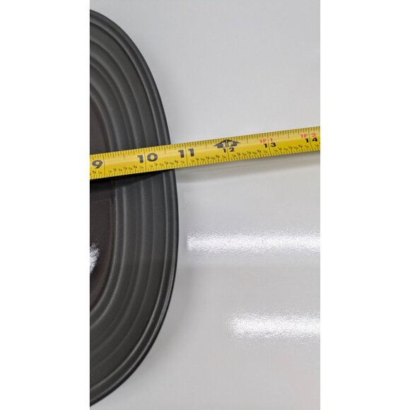 Mikasa Swirl Square Graphite Gray Dinner Plate 10 3/4" Modern Design - Picture 8 of 10